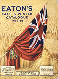 Quatre pages de couverture d'Eaton, 
Fall Winter 1887-1888, Fall Winter 1918-1919, Spring Summer 1926, automne 
hiver 1939-1940.