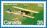 Curtiss JN-4 Canuck Canadian postage stamp