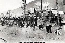 Dog-Team Express, Dawson, Yukon, 1898 
