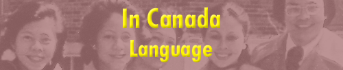 In Canada - Language
