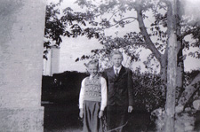Sigvard and Chris Bennedsen at Chris’s confirmation, 1944.