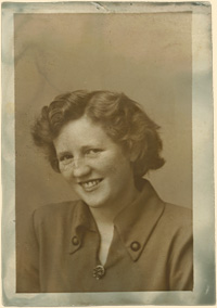 Astrid Schmidt, one of Chris’s first Danish girlfriends, ca 1952.
