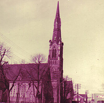 Lady of Mount Carmel Church, ca 1950. <br />(Courtesy Paula Colicchia)