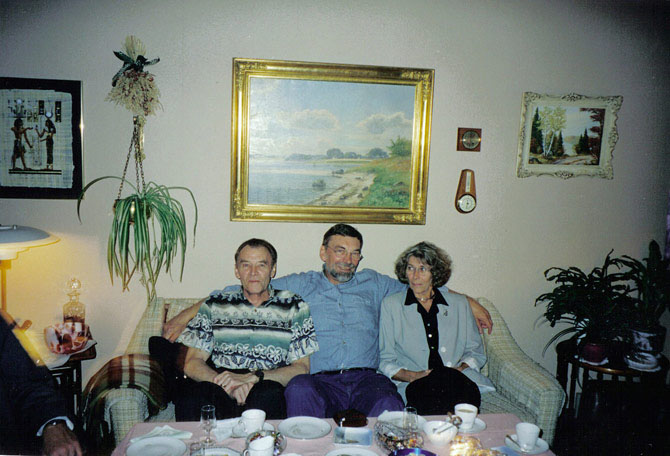 Chris Bennedsen, Sigvard Bennetzen, and Ella Bennetzen, Copenhagen, Denmark, 1993. 