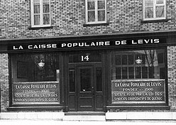 Caisse populaire de Lvis, circa 1920