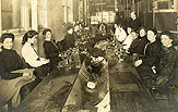 Seamstresses at work, circa 1904