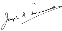 Signature of Joey Smallwood