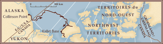 Exploration route, 1914