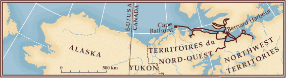 Exploration route, 1915