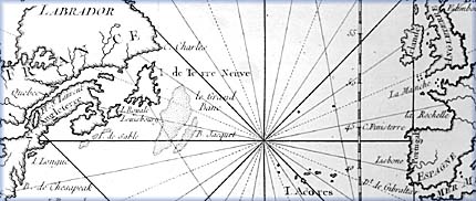 Map of the North Atlantic - 
National Library of Canada