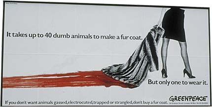 Greenpeace Billboard - 
Photograph: David B. Flemming