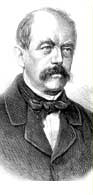 NAC, detail from Illustrated Times, June 30, 1866, p.408 of Count Otto von Bismarck, P.M. of Prussia.
