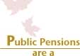 Public Pensions are a Canadian sucess story.