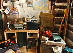 Radio shack interior