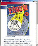 Forum program, November 8, 1942