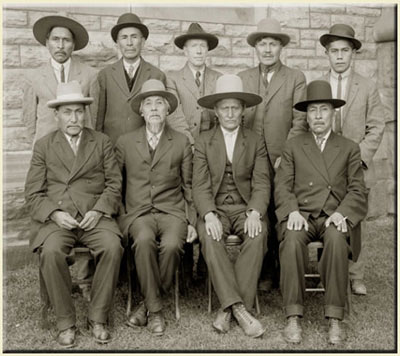 Délégation de chefs Autochtones, Ottawa, 1916., © MCC/CMC, 36002