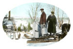 Le temps des sucres au Québec, c.1900., © MCC/CMC, Q 9.8.12 LS