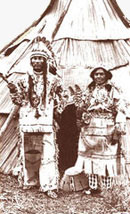 Tetlenitsa et son épouse KwElEmákst, 1914., © MCC/CMC, 26997