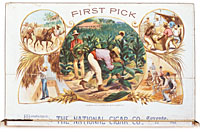 Cigar box label : First Pick, First Pick, CMC 2003.46.21 | S2003-3209