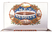 Cigar box label : Net Results