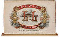 Cigar box label : Lewis' L.L Superior