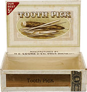 Cigar box label : Tooth Pick