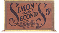 Cigar box label : Simon's Havana Seconds