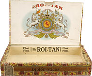 Cigar box label : El Roi-Tan