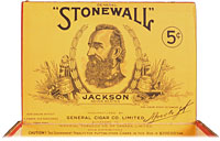 Cigar box label : Stonewall Jackson