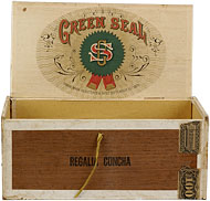 Cigar box label : Green Seal
