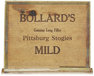 Cigar box label : Bollard's Mild