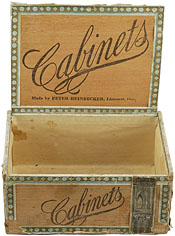 Cigar box label : Cabinets