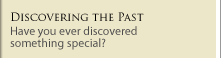 Discovering the Past