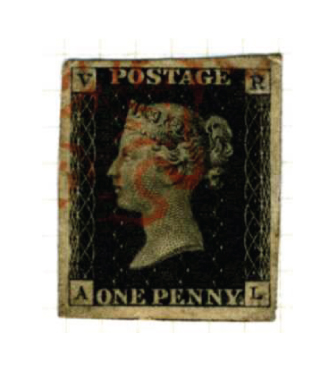 VR Penny Black forgery with the corner stars
