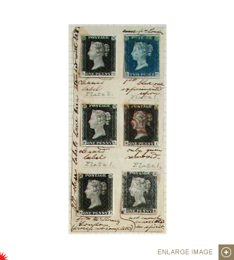 Removing cancels from used stamps