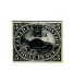Three Pence Beaver plate proof in black