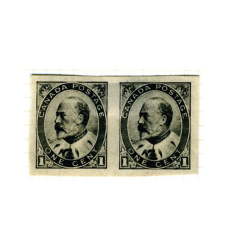 King Edward VII, Cent plate proofs in black 