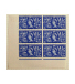 Block of six 4d Coronation stamps