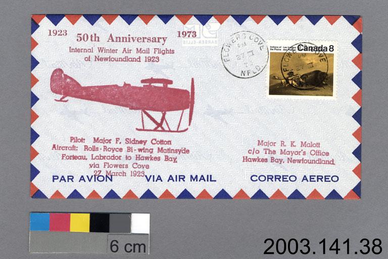 airmail cover by Unknown artist