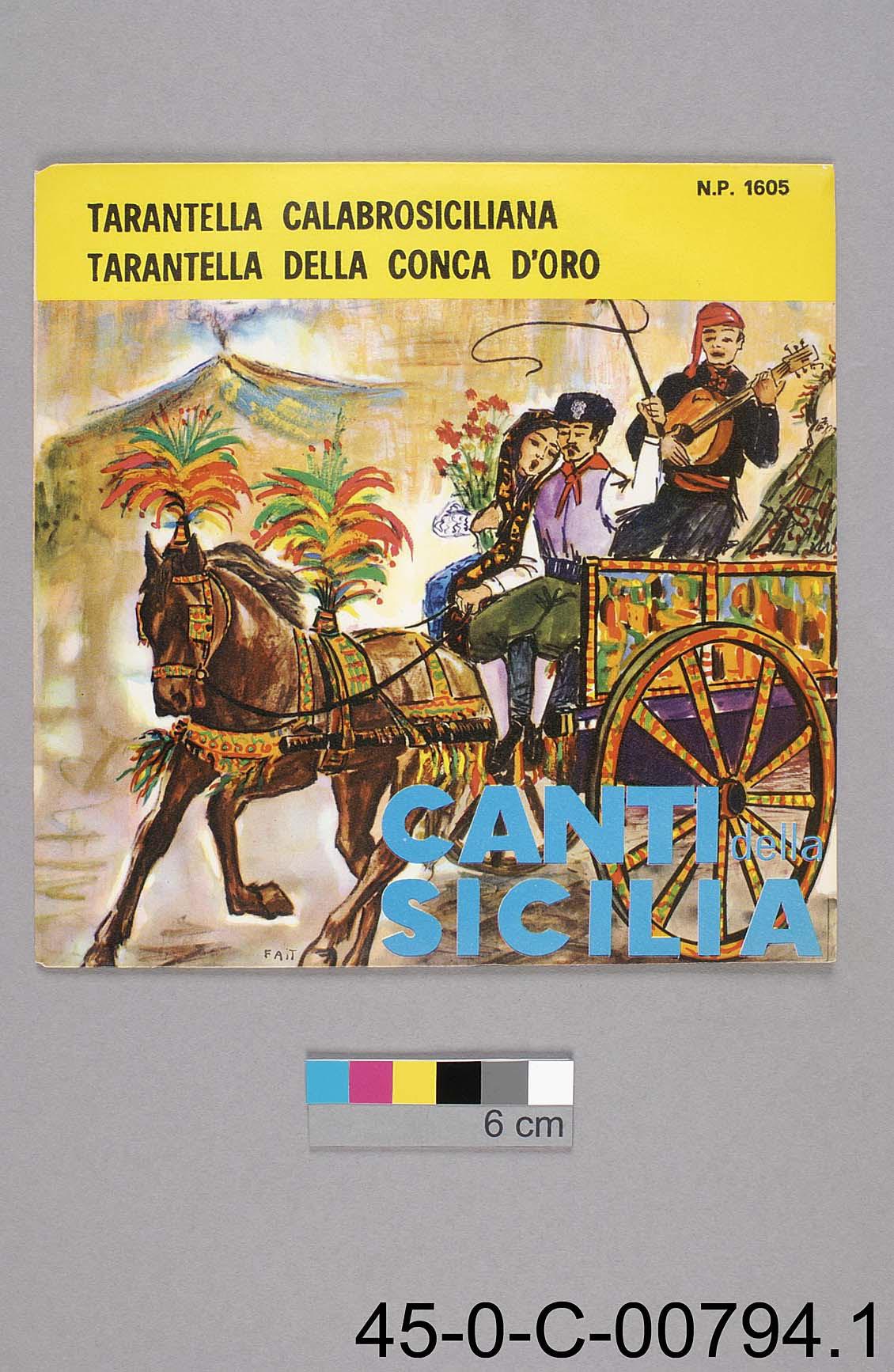 Canti della Sicilia Tarantella Calabrosiciliana Tarantella della conca d oro Canadian Museum of History