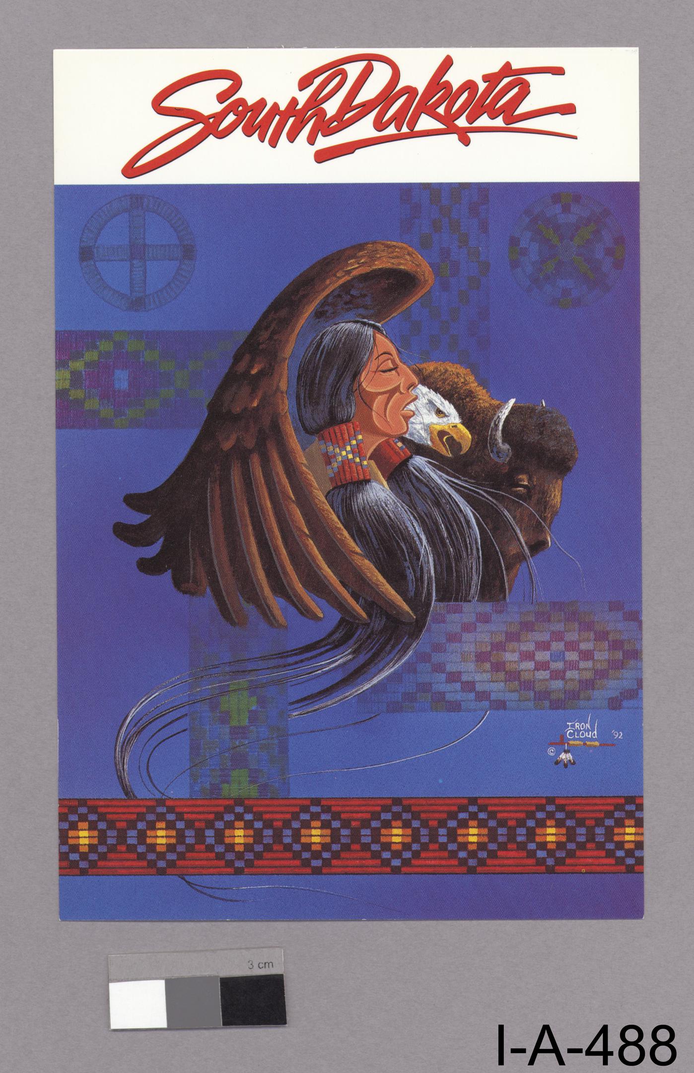 postcard by Iron Cloud, Del