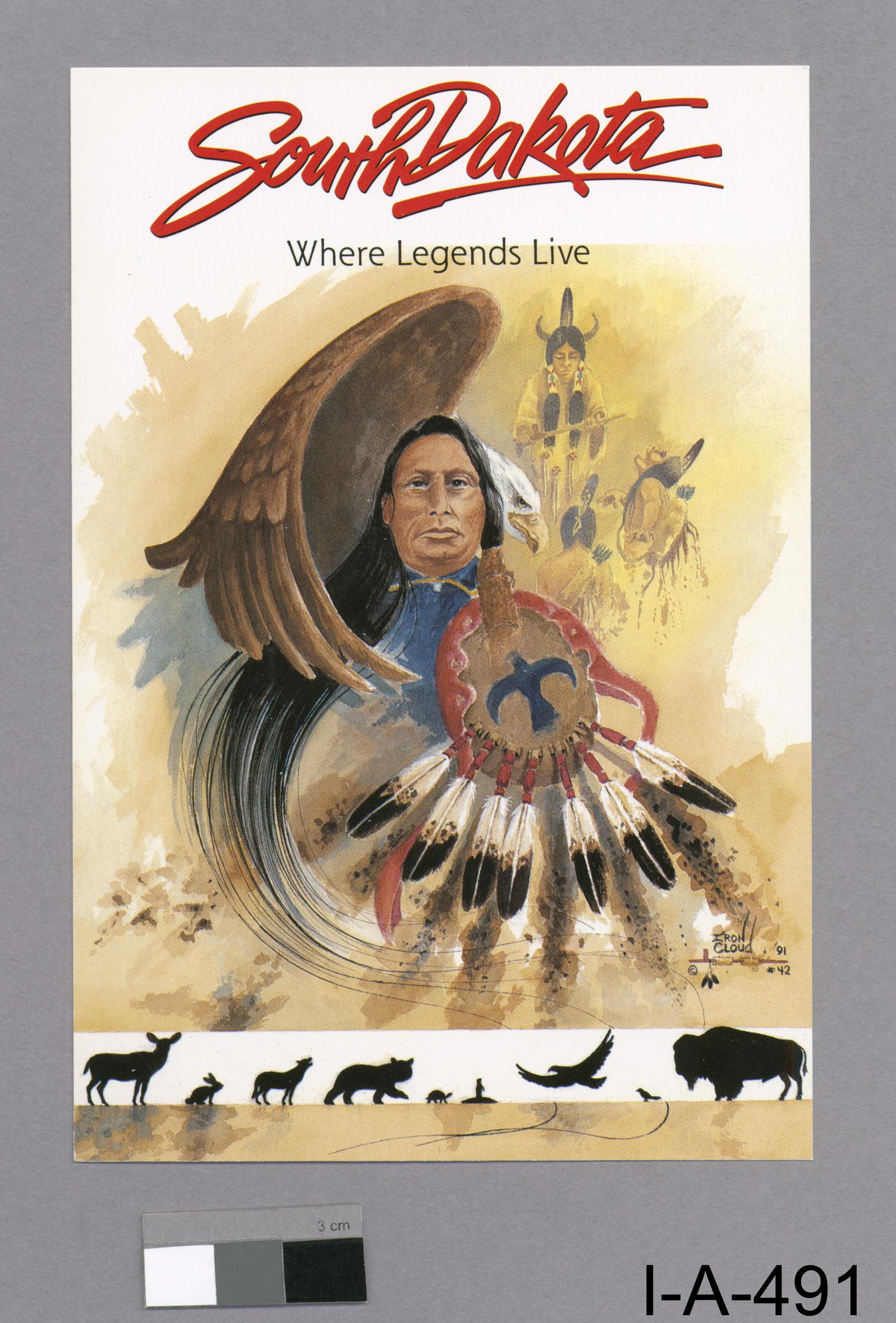 postcard by Iron Cloud, Del