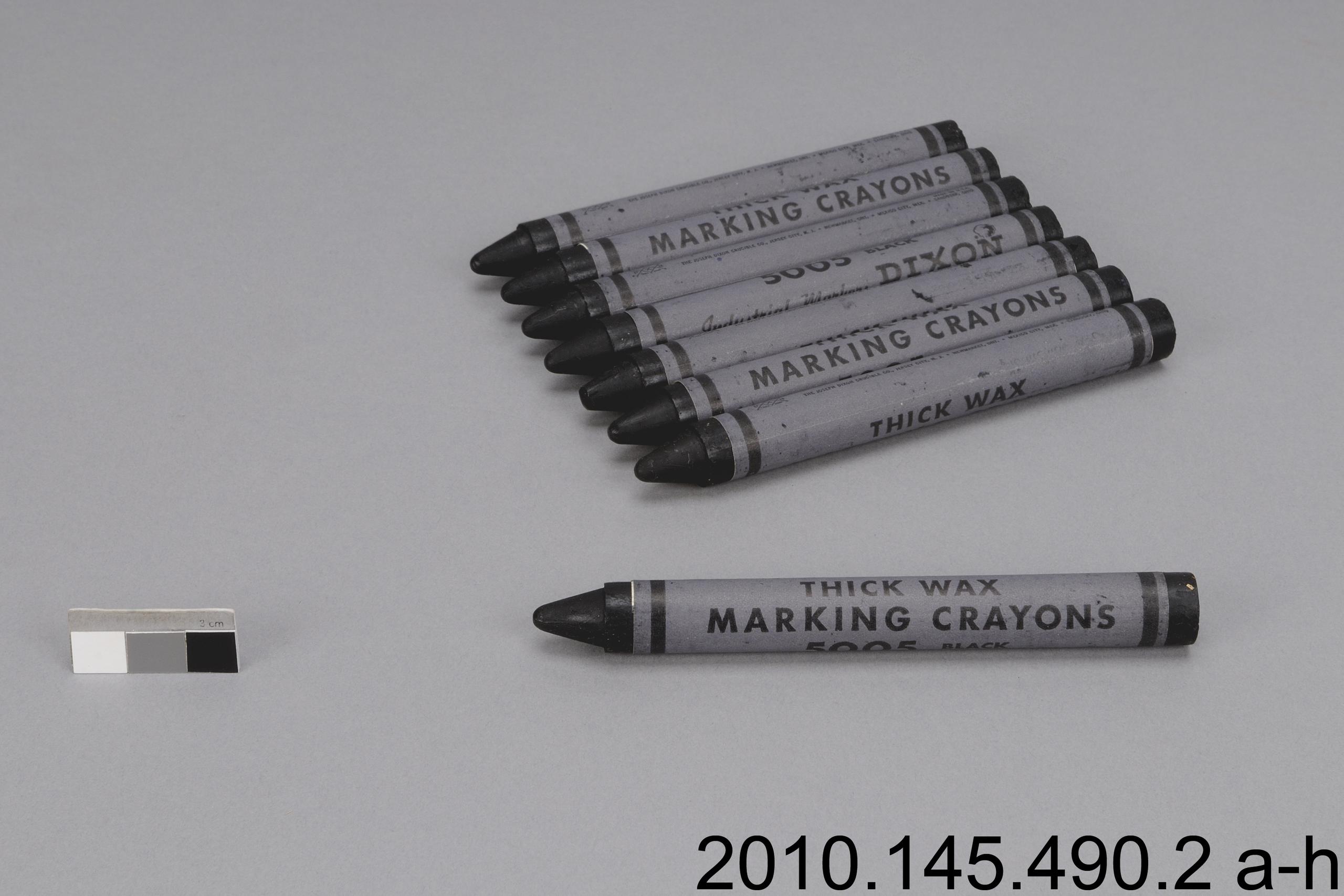 Wax Crayons, L: 7 cm, Dia. 11 mm, 40 pc/ 1 pack
