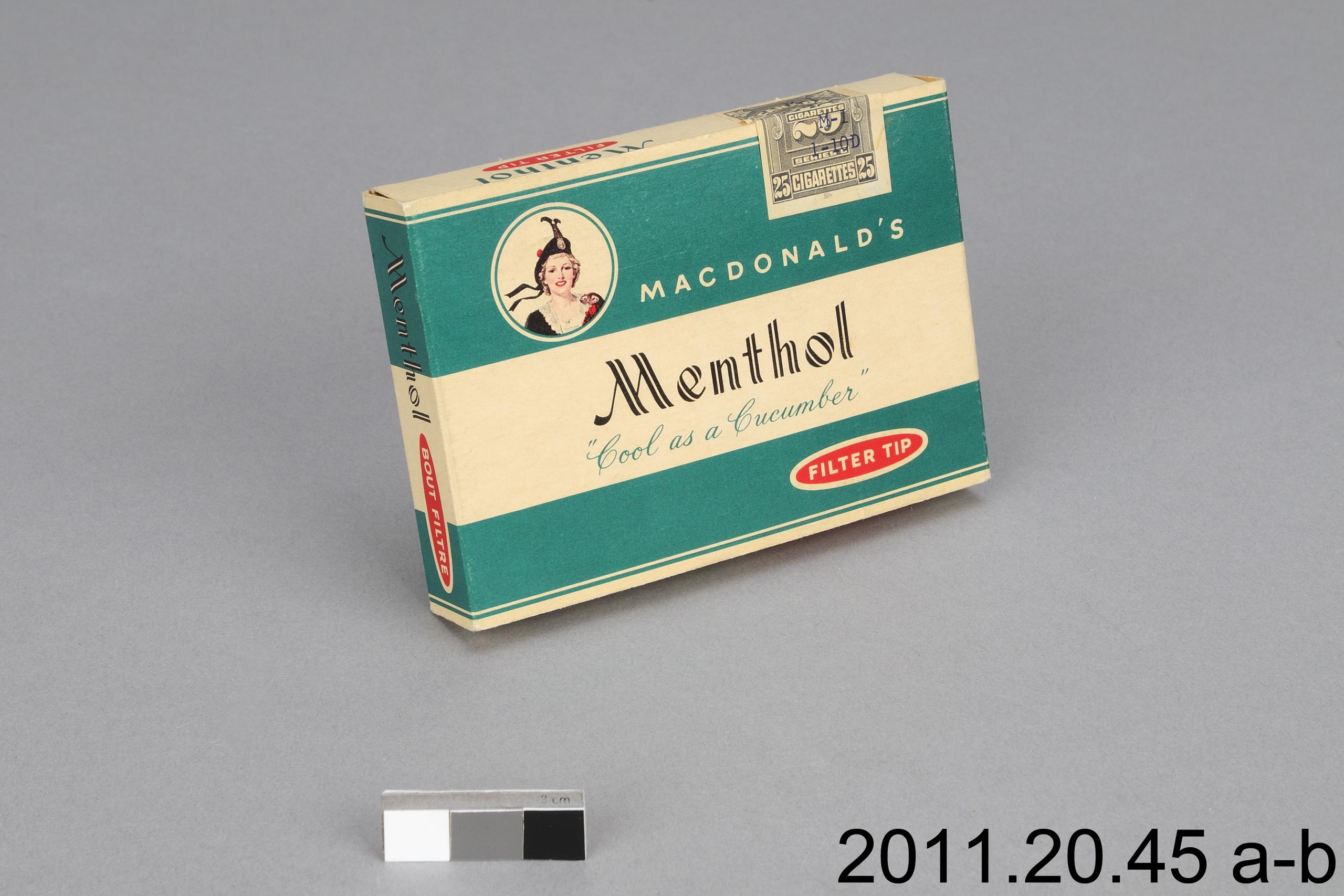 canada menthol cigarettes cigarette package
