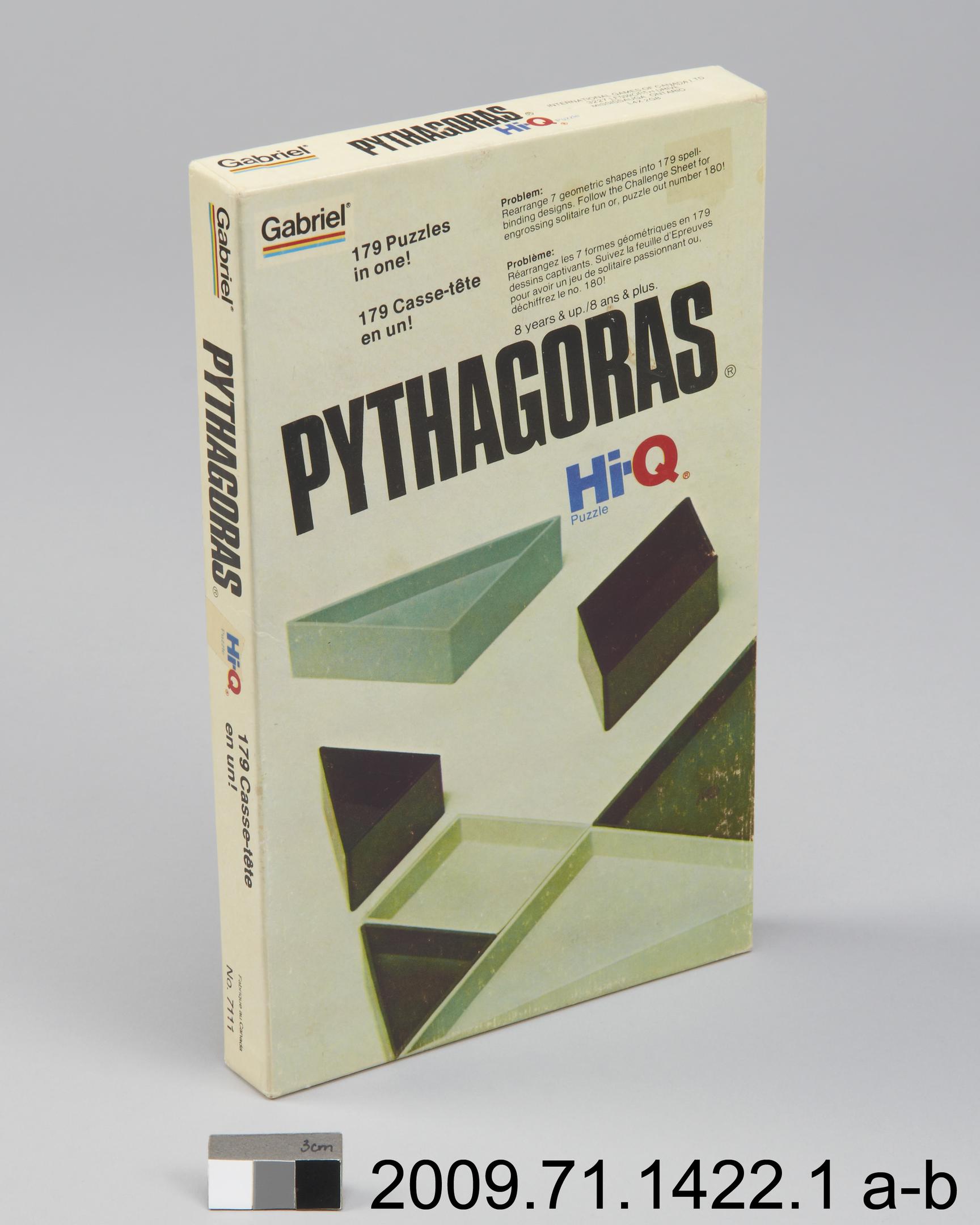 jigsaw puzzle box Pythagoras Canadian Museum of History