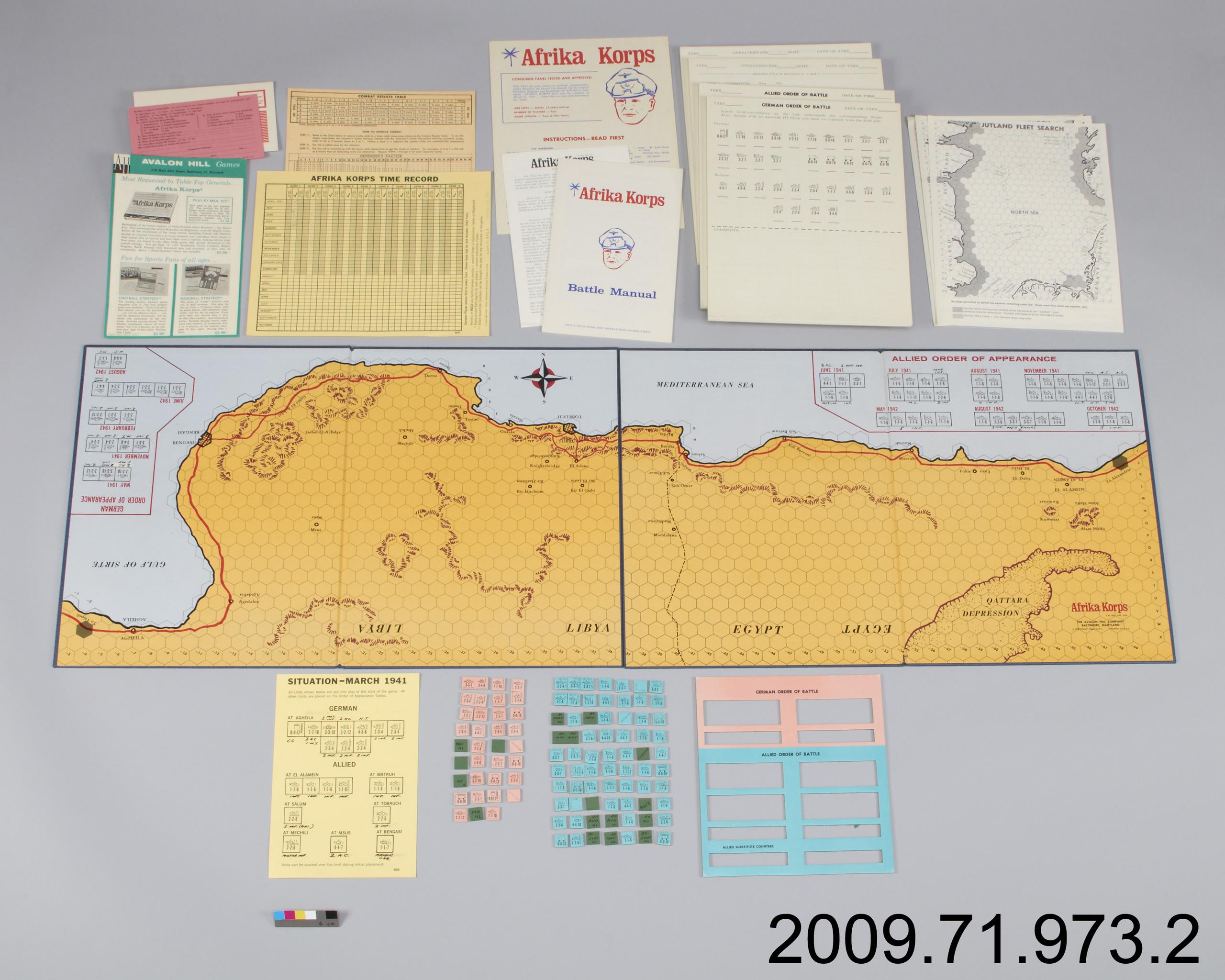 Board Game, Afrika Korps | Canadian Museum of History