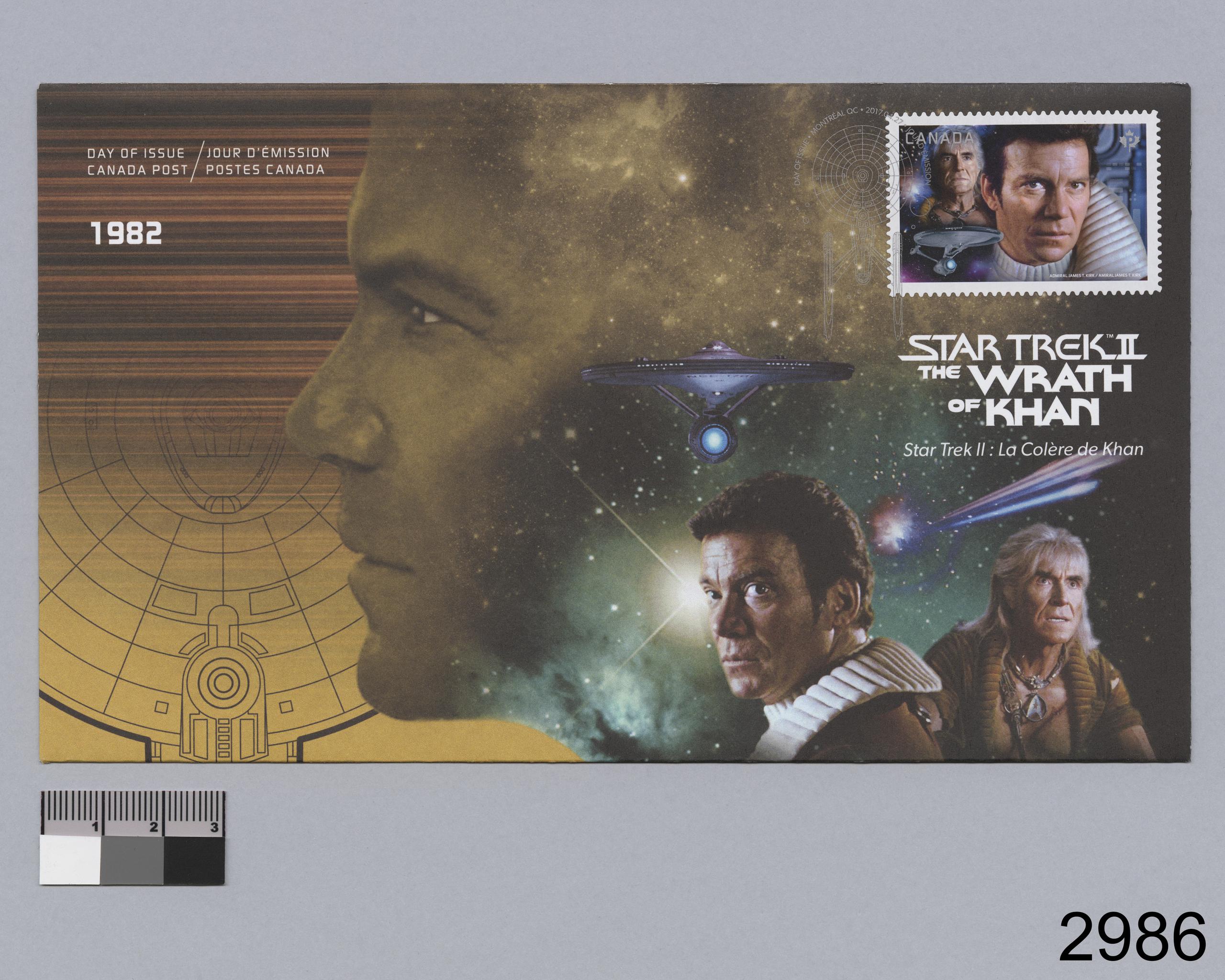 postage stamp, Star Trek (Year 2): Captains | Canadian