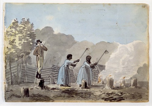 Labouring under the eye of the overseer, end of the eighteenth century