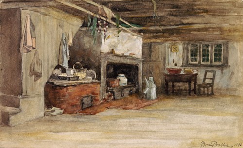Interior of a Canadian house