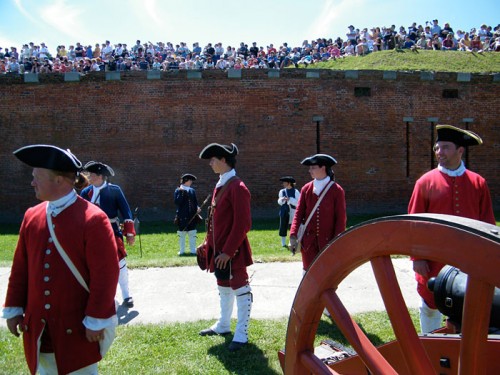 Reenactment at Fort Niagara